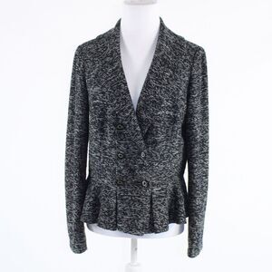 Eccoci black textured blazer jacket 12